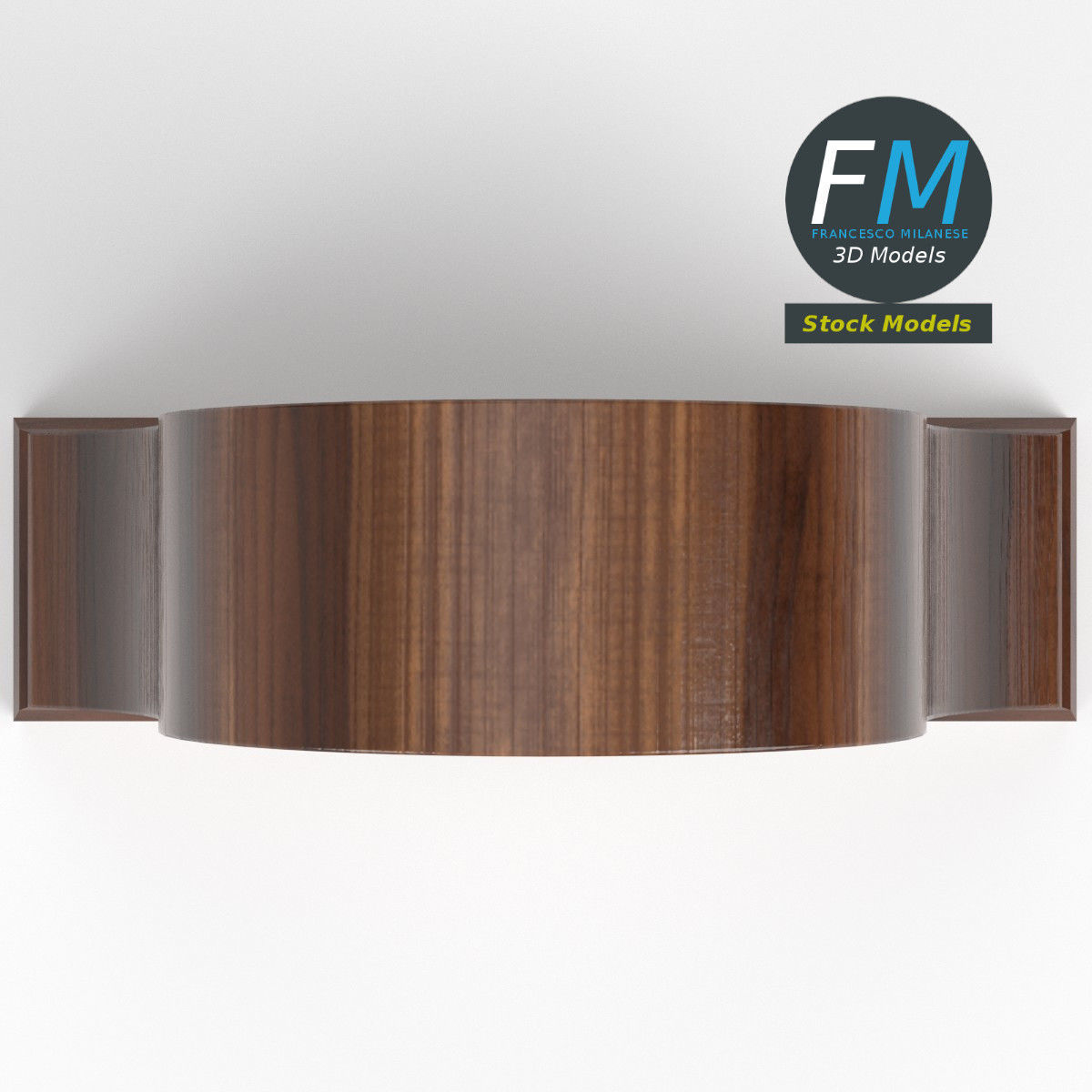 Fireside clock 1 3D model_6