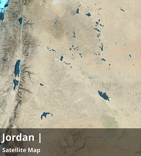 Jordan Satellite Day 14k High resolution Maps Texture