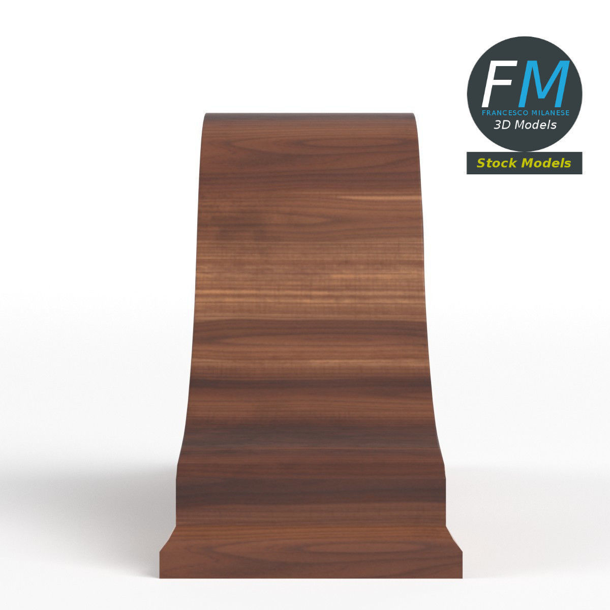 Fireside clock 2 3D model_4