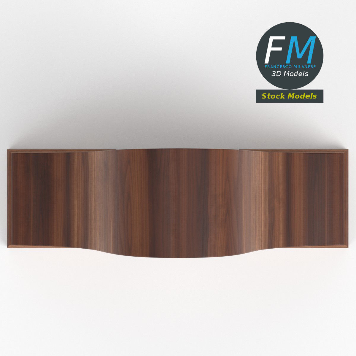 Fireside clock 2 3D model_6