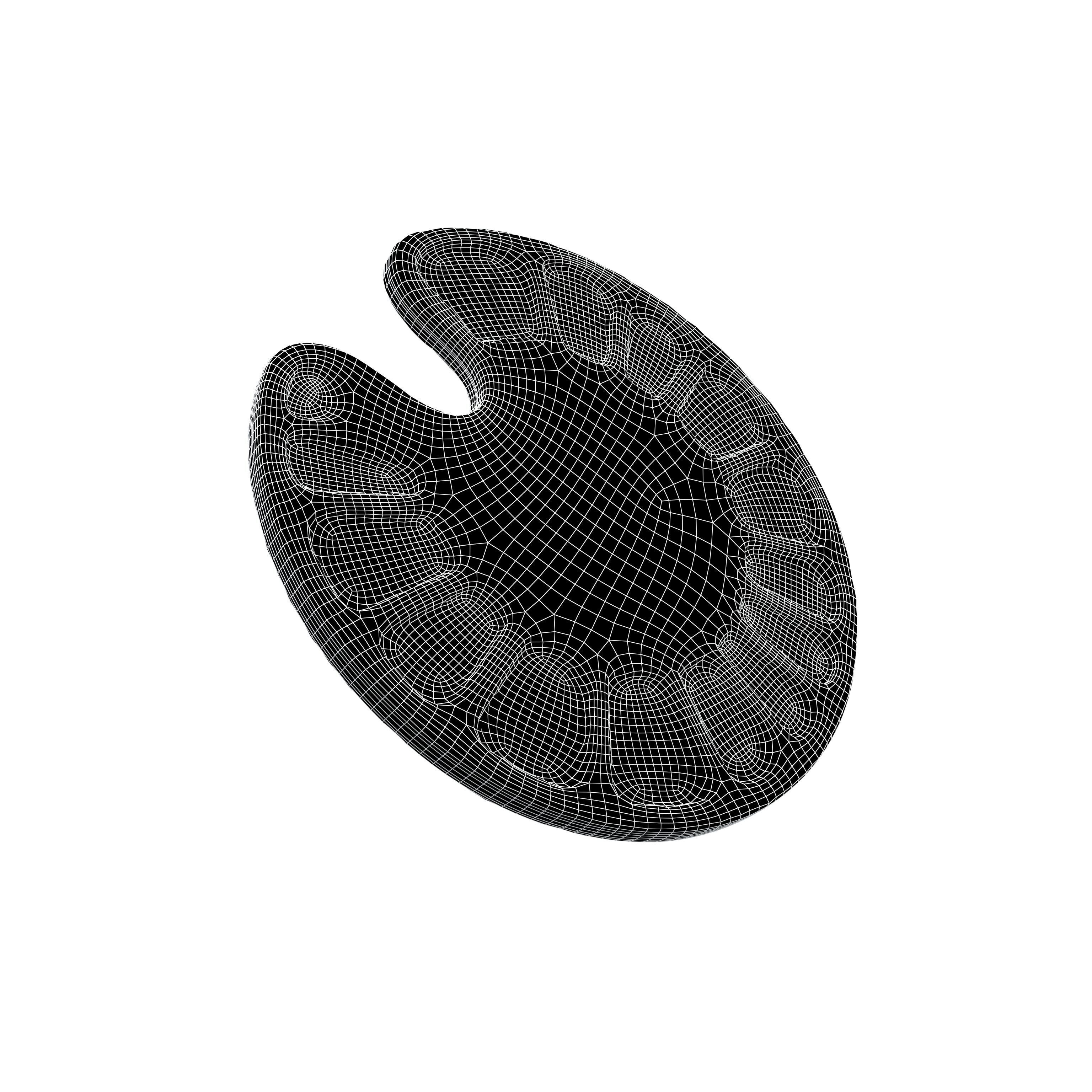 Flat Palette v1 003 Low-poly 3D model_7