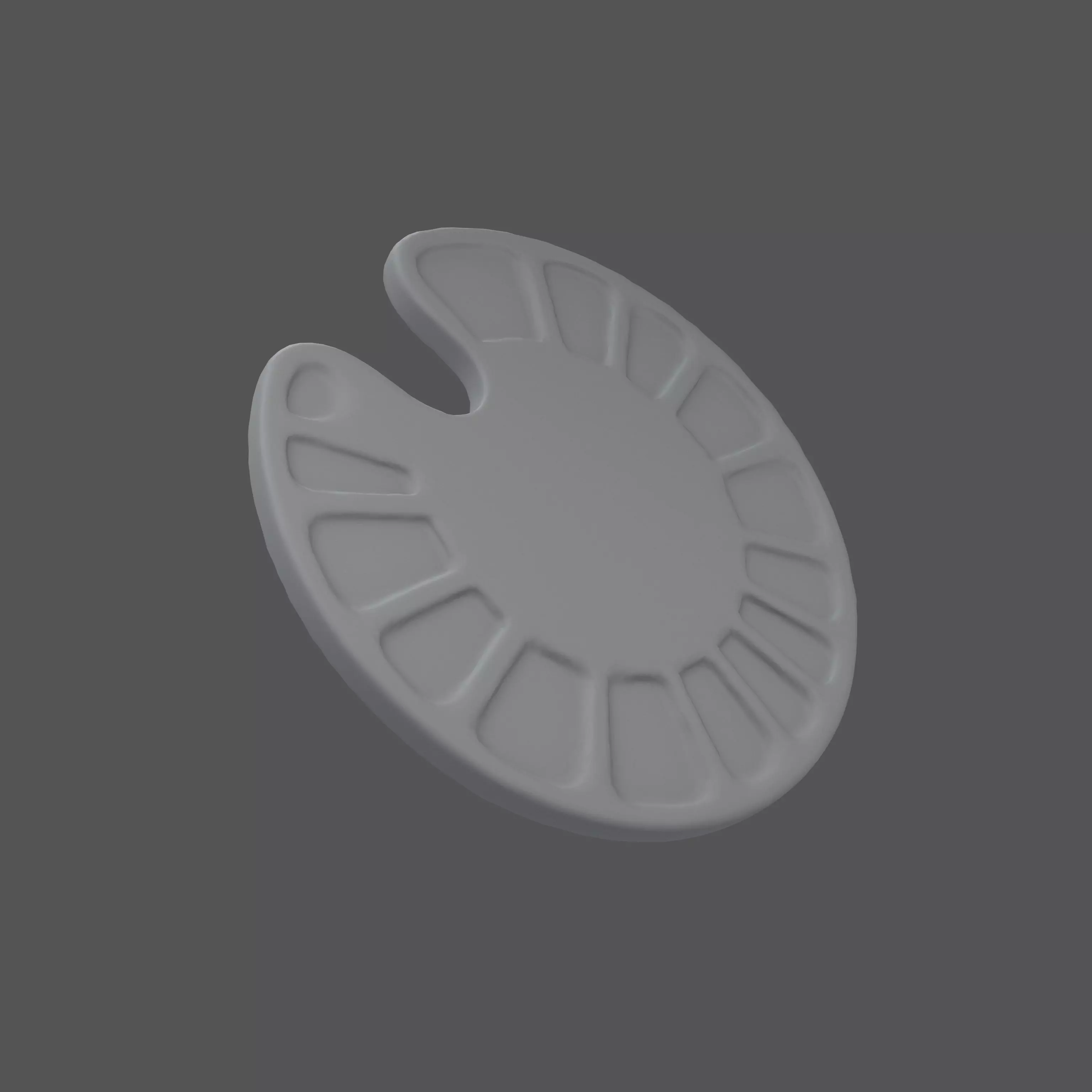 Flat Palette v1 003 Low-poly 3D model_0
