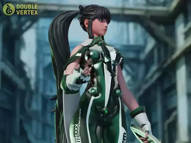 Eve - Stellar Blade Game Figure for 3D Printing 3D print model