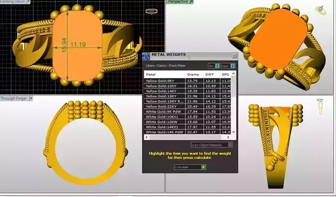 Sword Ring for jents