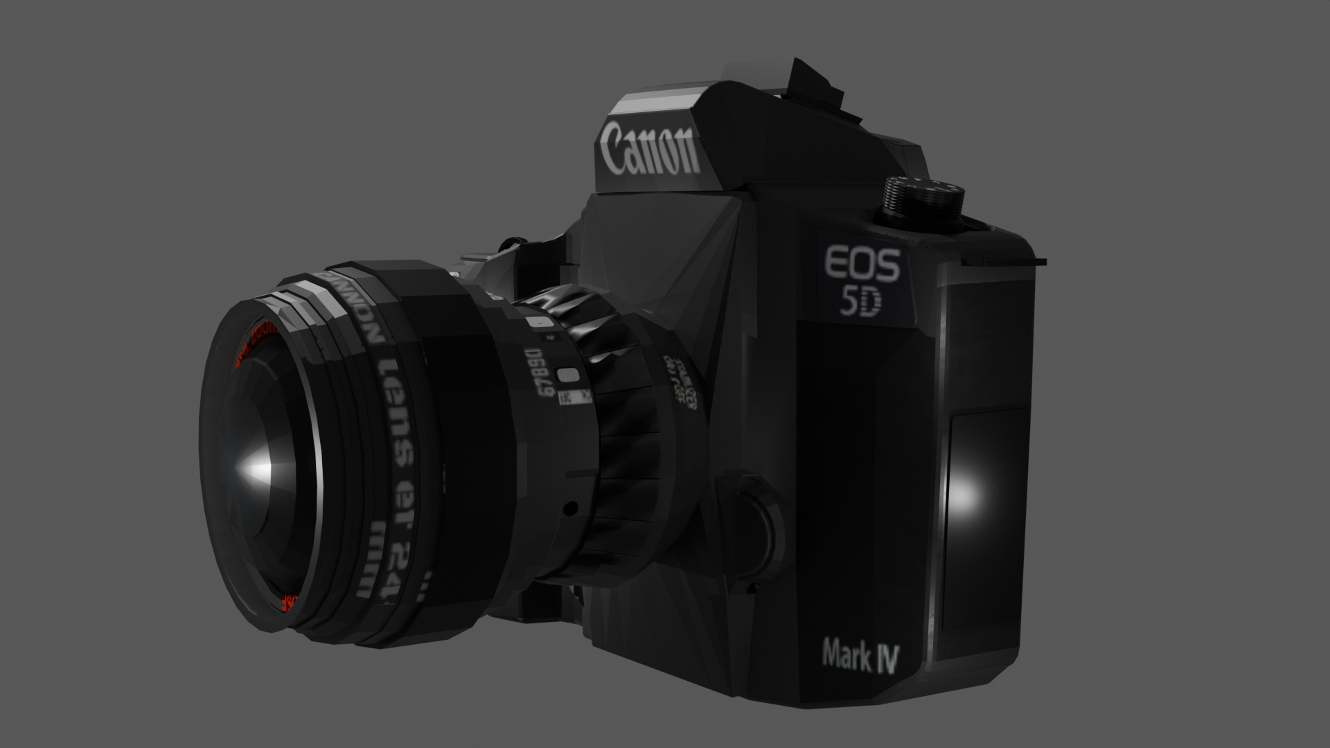 Canon DSLR Camera 3D model_1