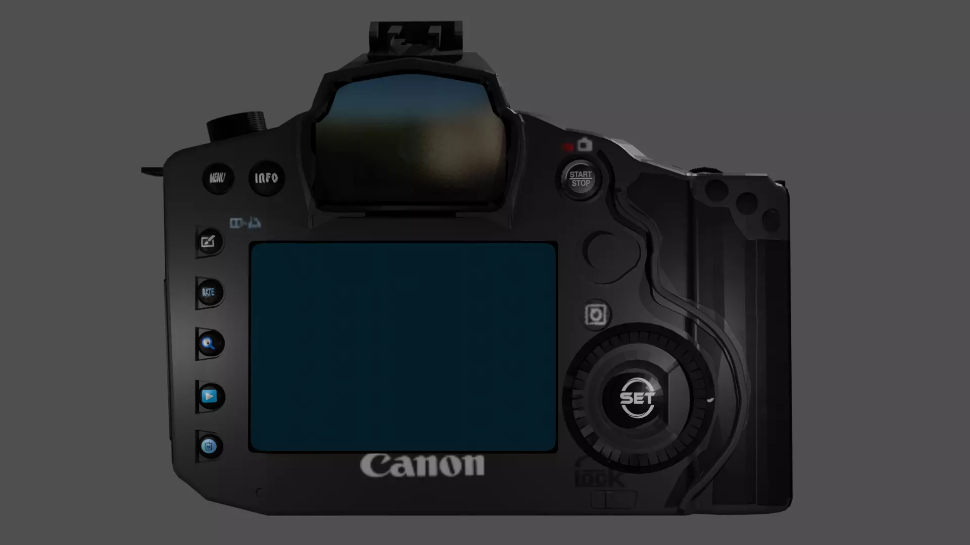 Canon DSLR Camera 3D model_0