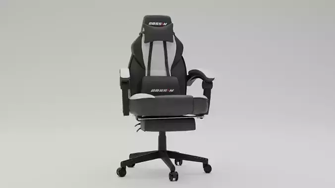 Gaming Chair Low-poly 3D model