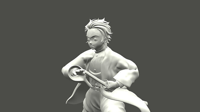 Demon Slayer - Tanjiro  Kamado 3D print model