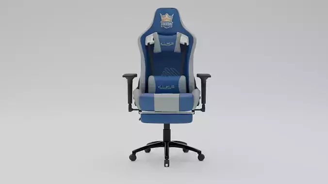 Gaming Chair Low-poly 3D model