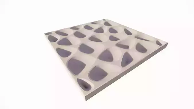 Math Object-Gyroid Voronoi  3D print model