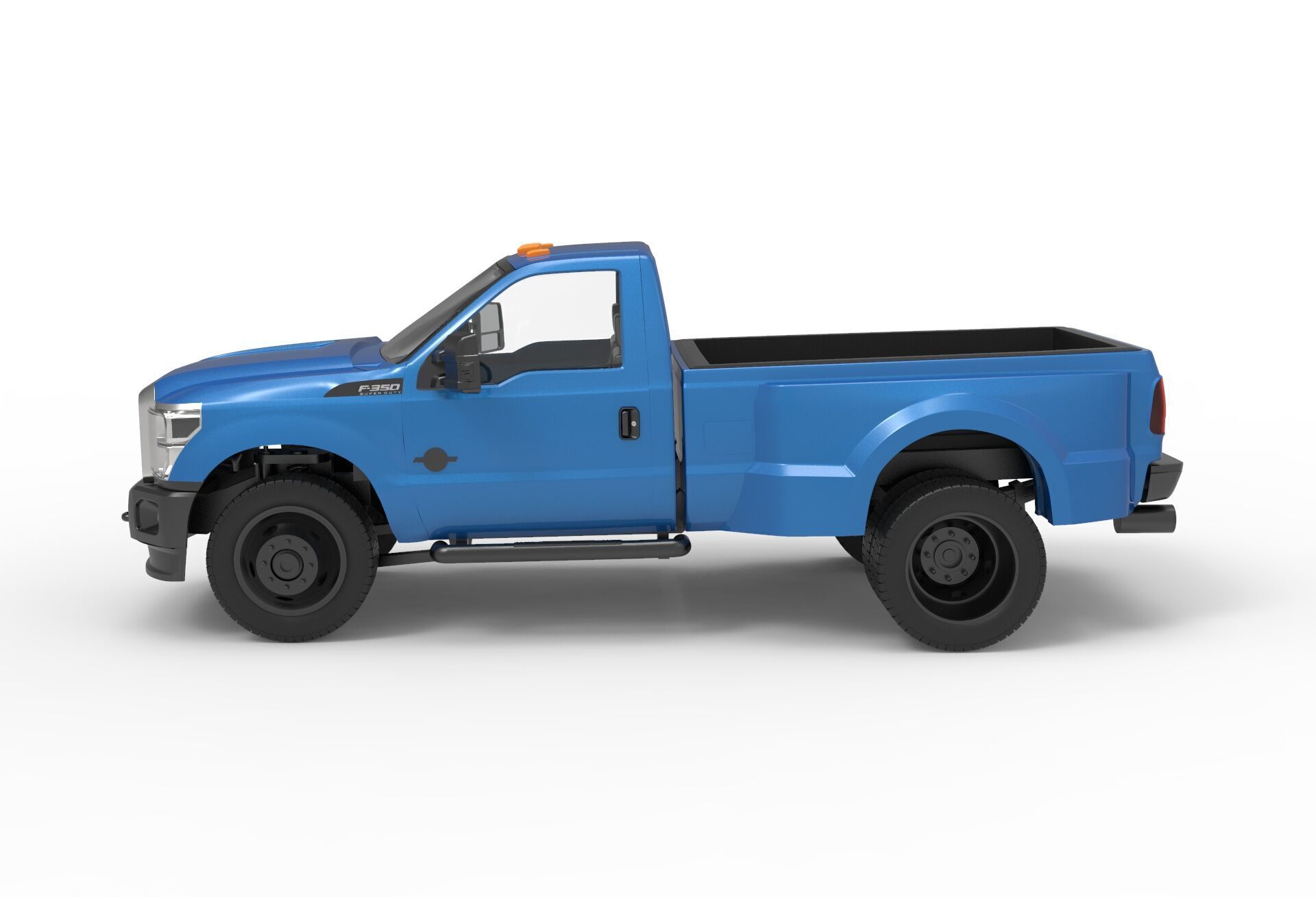 F-350 Dually single cab Super Duty 2011-2015 3D print model_10