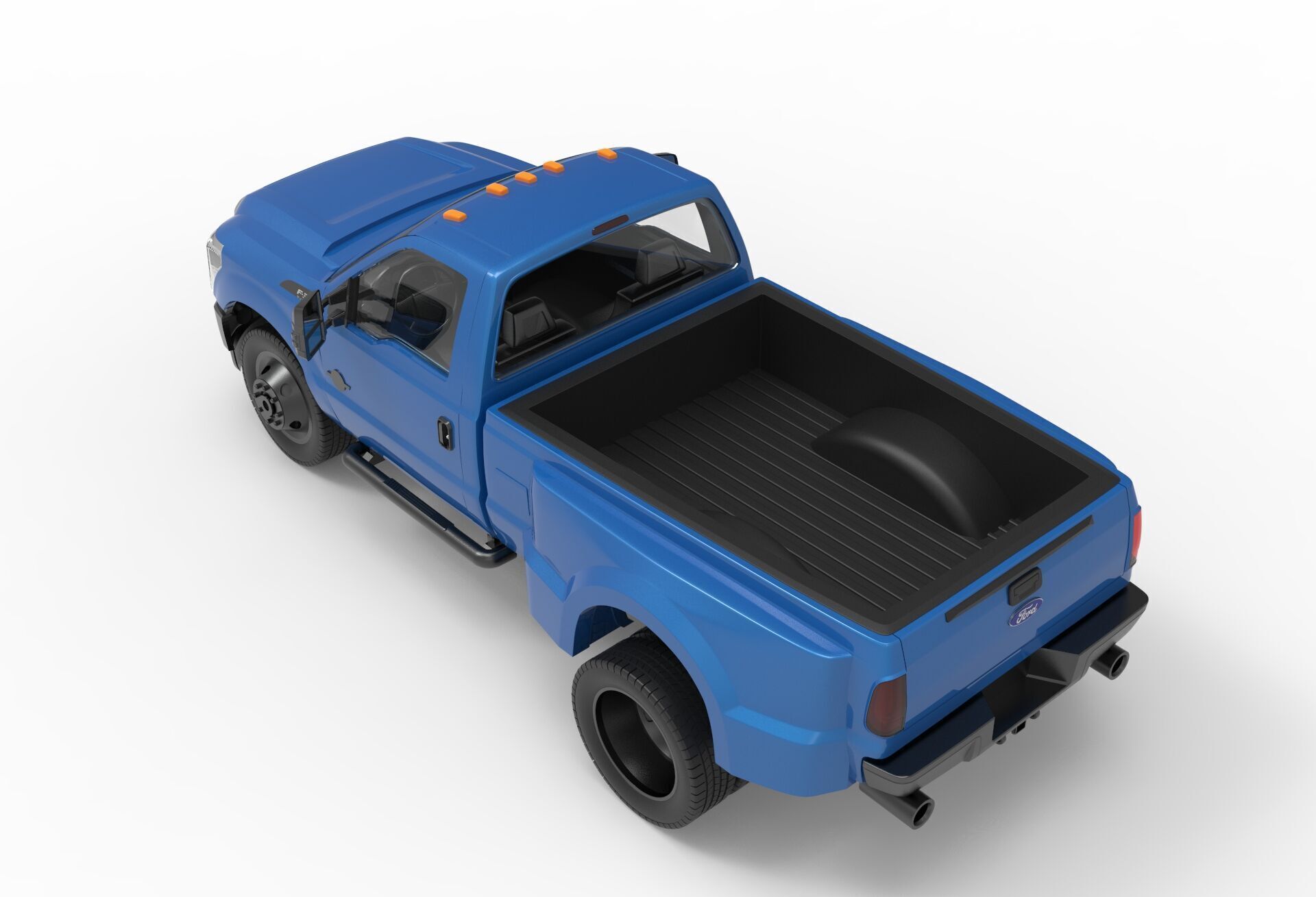 F-350 Dually single cab Super Duty 2011-2015 3D print model_8