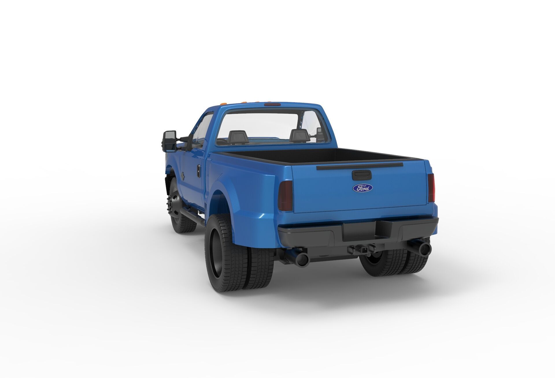 F-350 Dually single cab Super Duty 2011-2015 3D print model_15