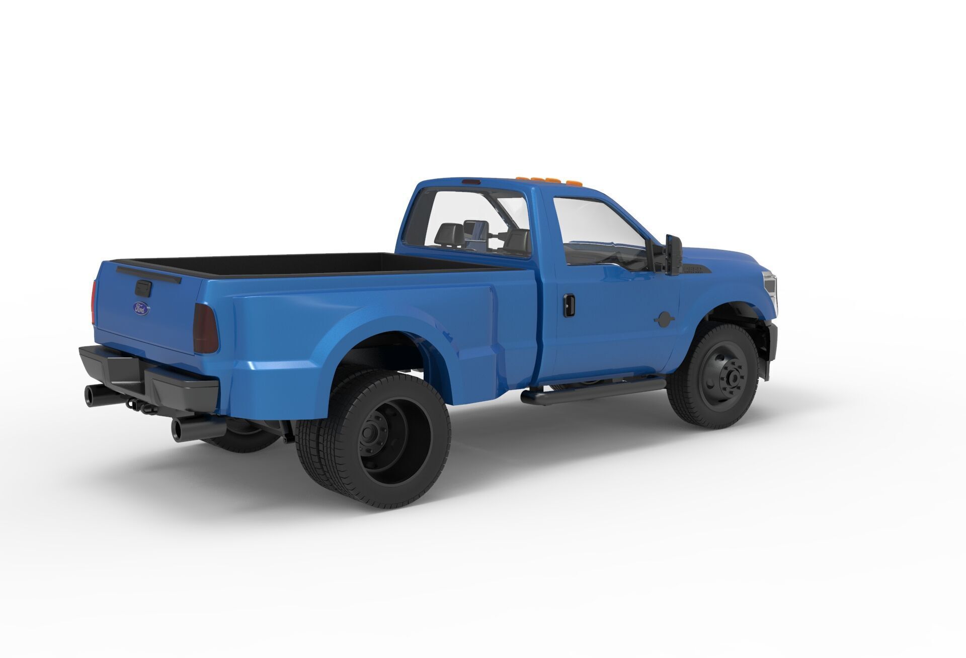 F-350 Dually single cab Super Duty 2011-2015 3D print model_5
