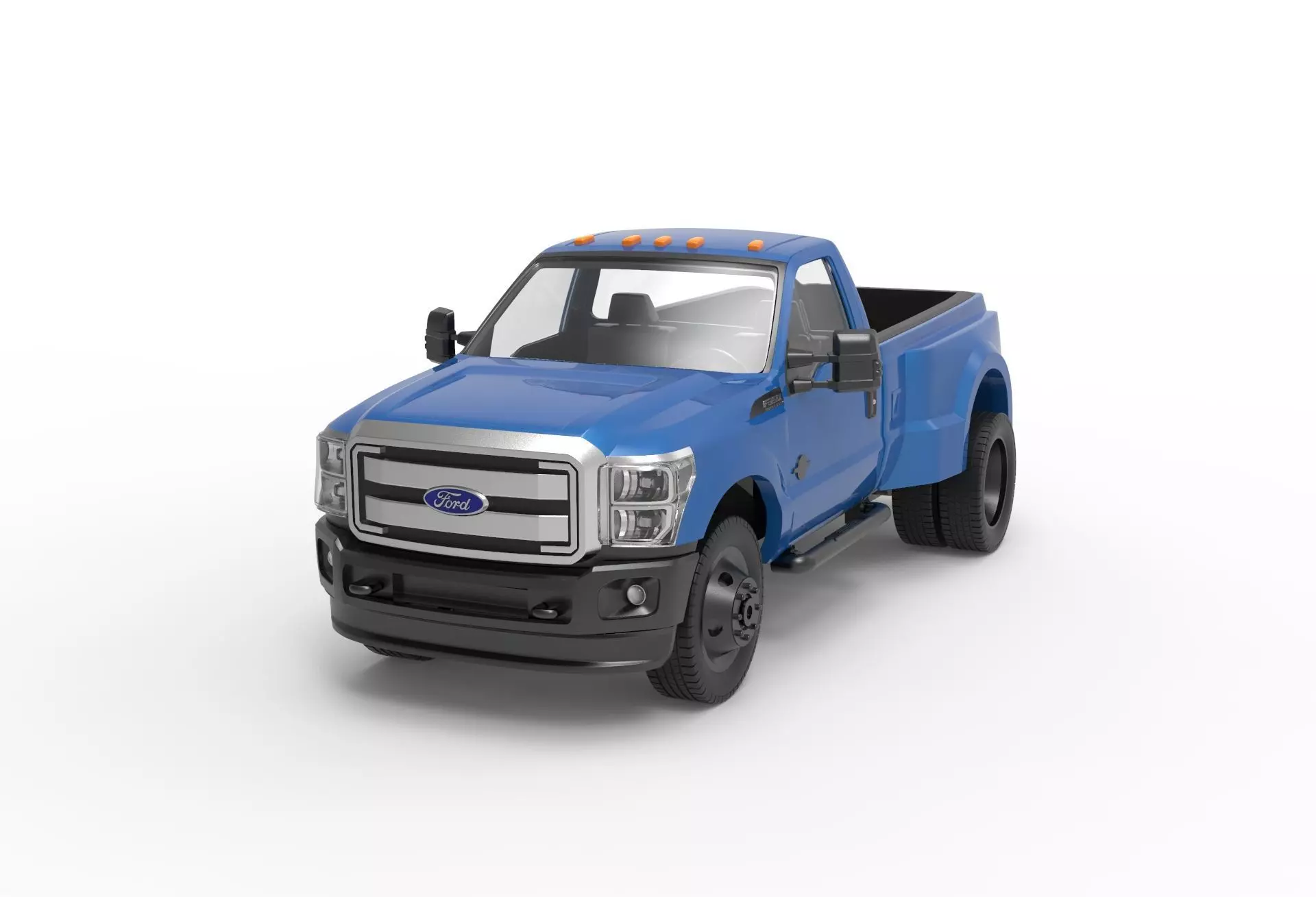 F-350 Dually single cab Super Duty 2011-2015 3D print model_0
