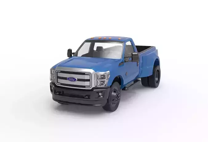 F-350 Dually single cab Super Duty 2011-2015 3D print model F-350 Dually single cab Super Duty 2011-2015 3D print model