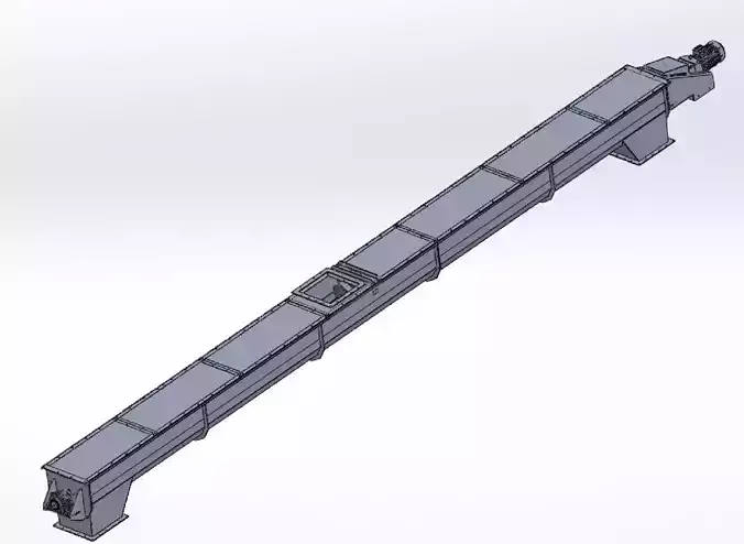 SCREW CONVEYOR 500X10073 3D model