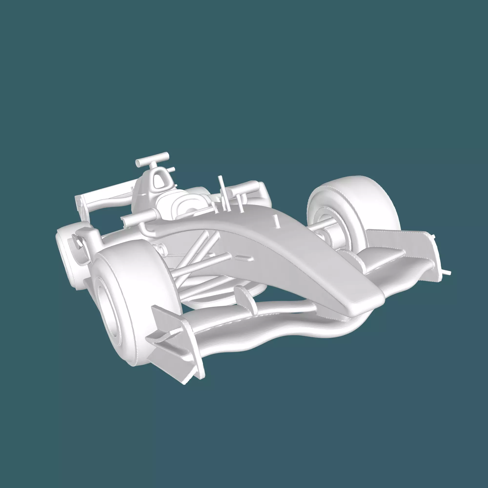 f1 race car 3D print model