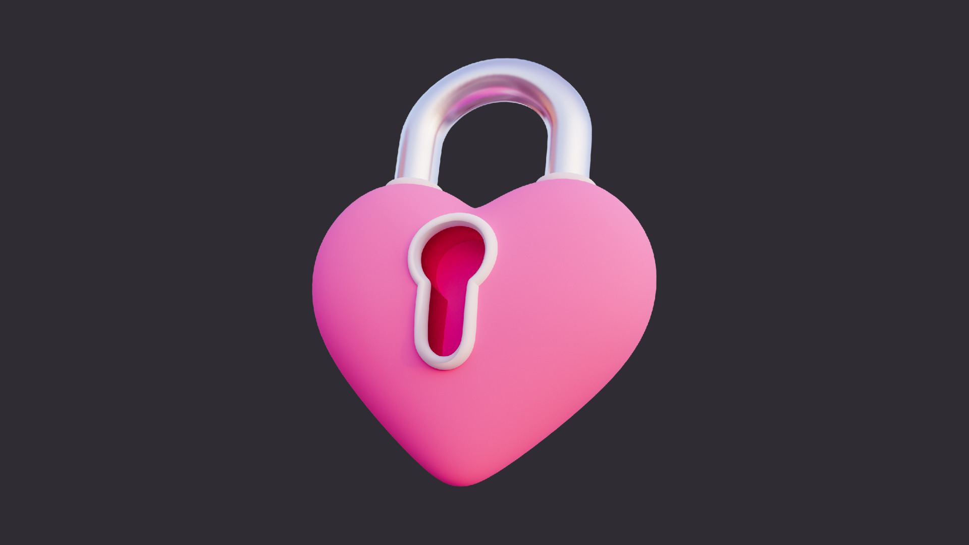 Low Poly Valentine Asset Pack 3D model_6