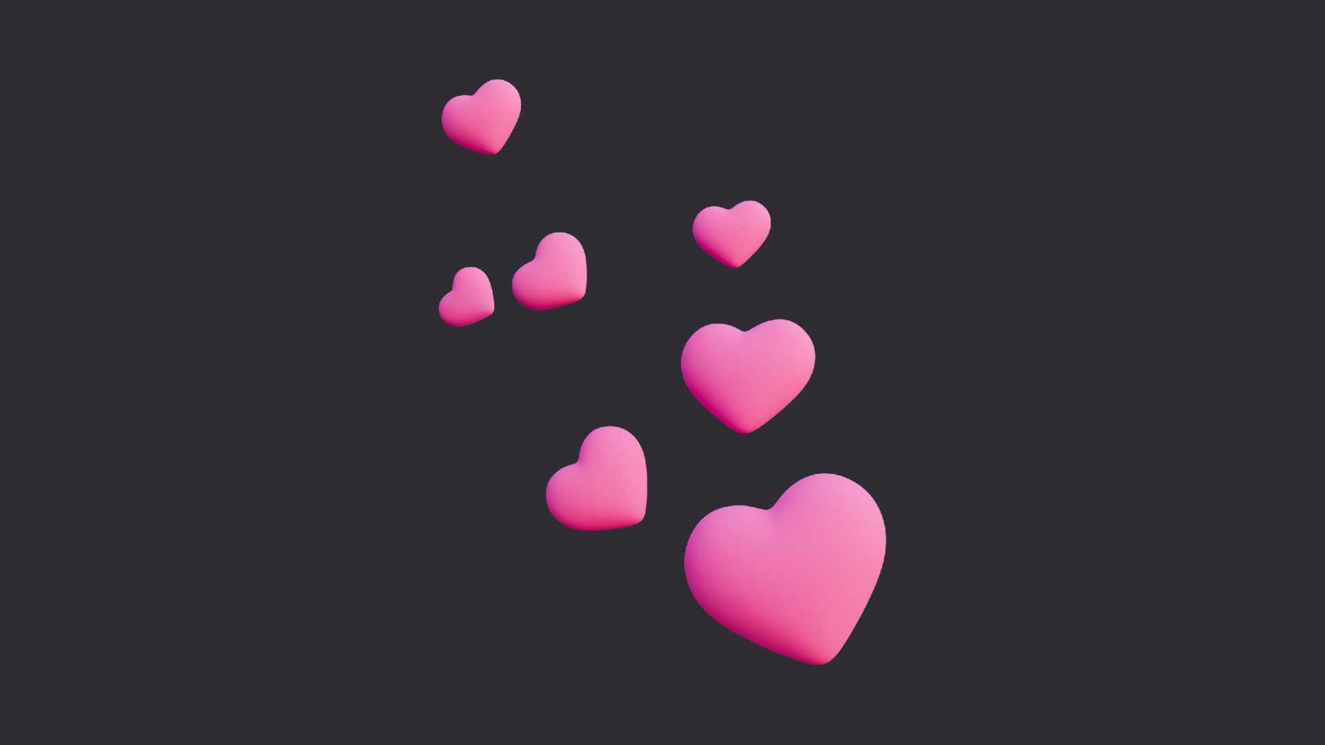 Low Poly Valentine Asset Pack 3D model_2