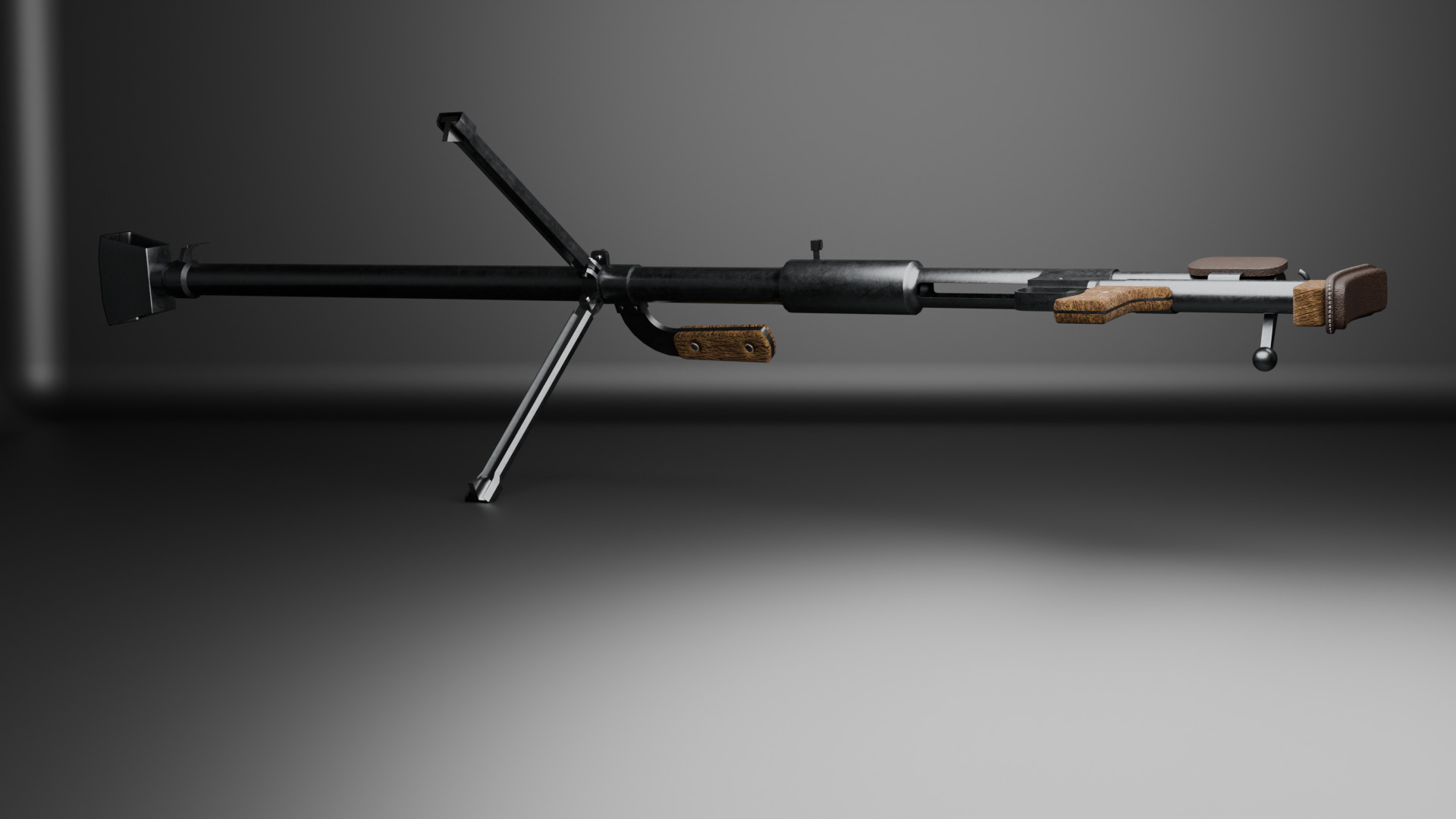 PTRD-41 Weapon model 3D Low-poly 3D model_3