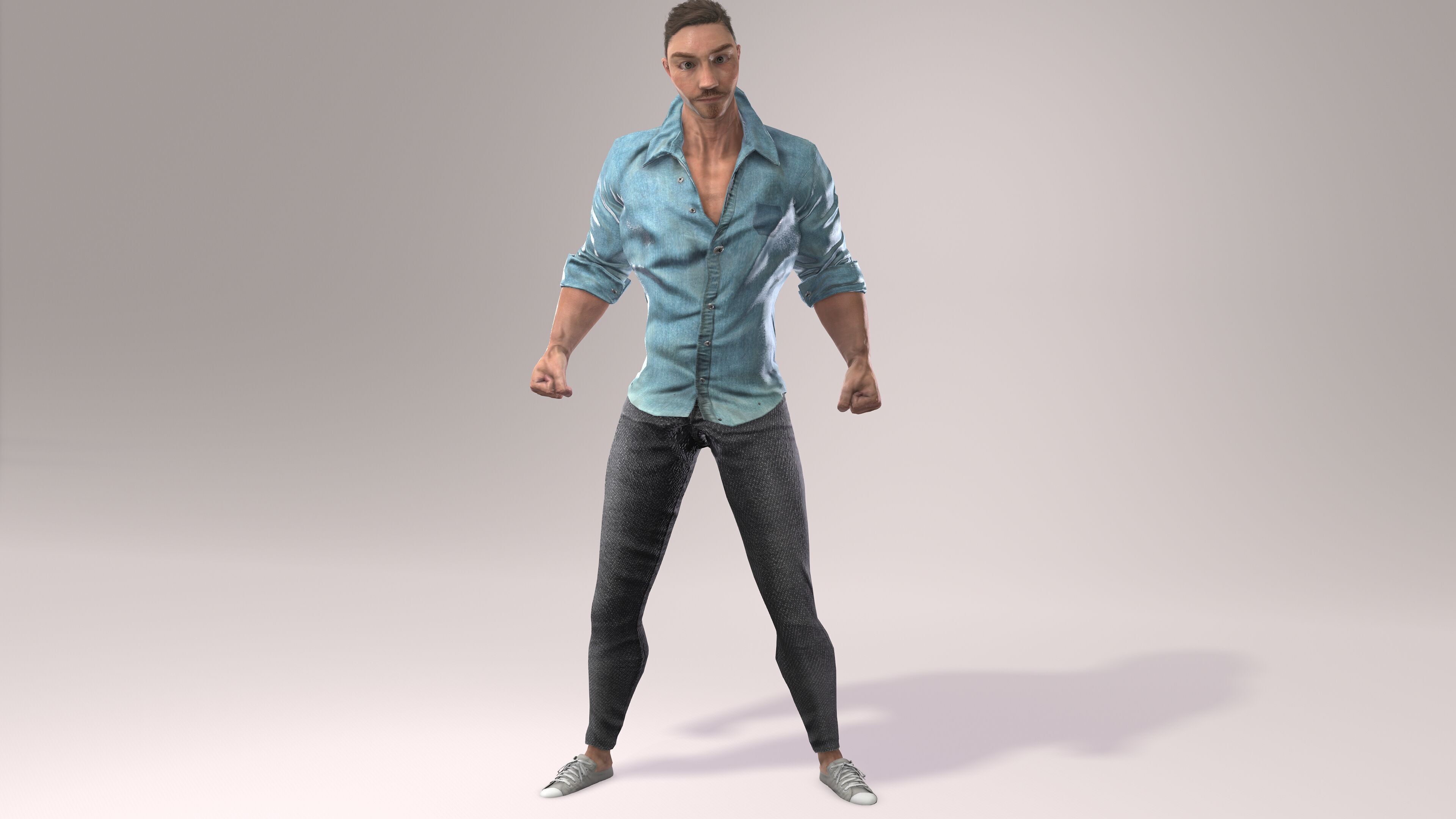 Cartoon Character Jason 3D model_5