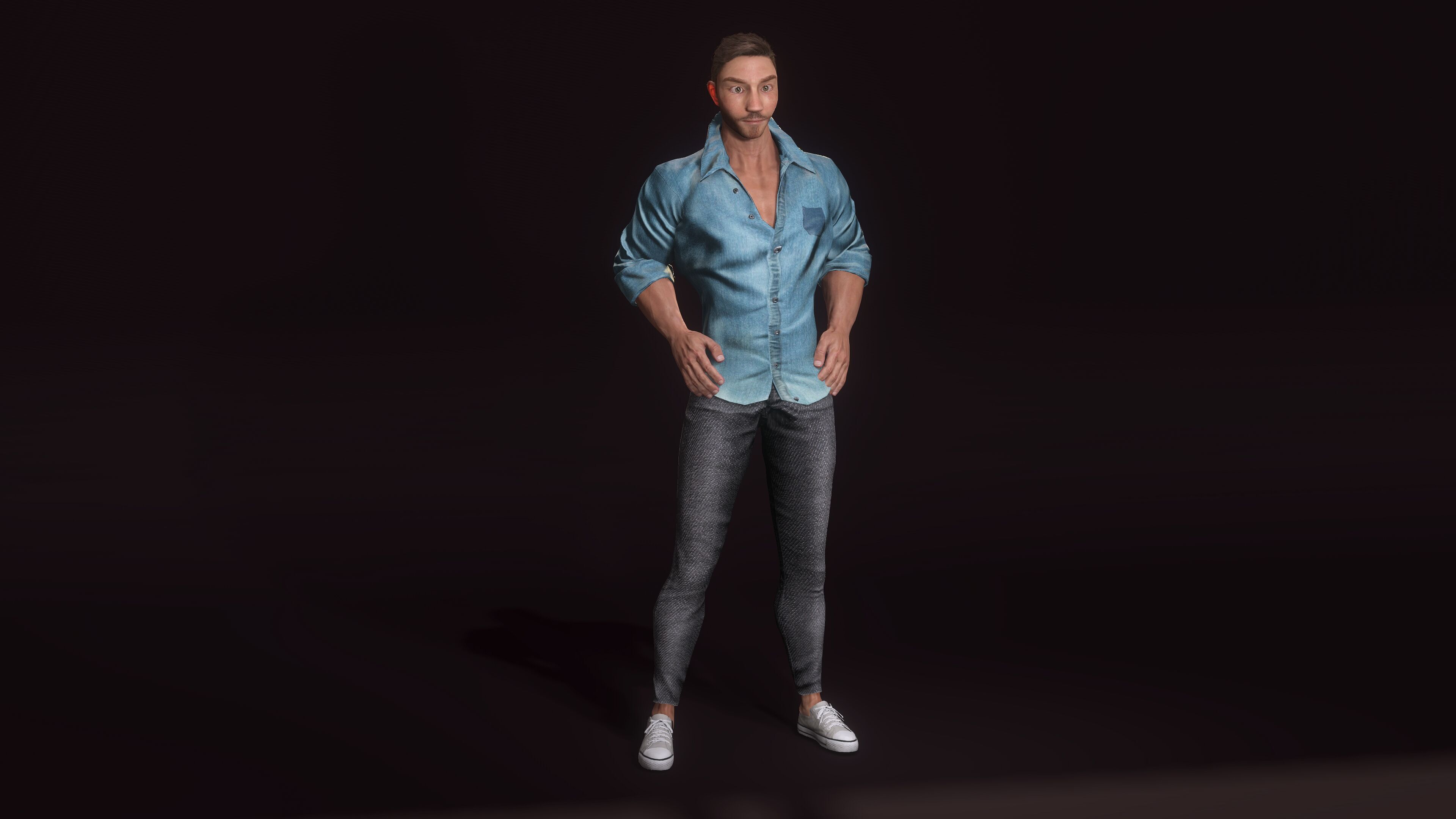 Cartoon Character Jason 3D model_1