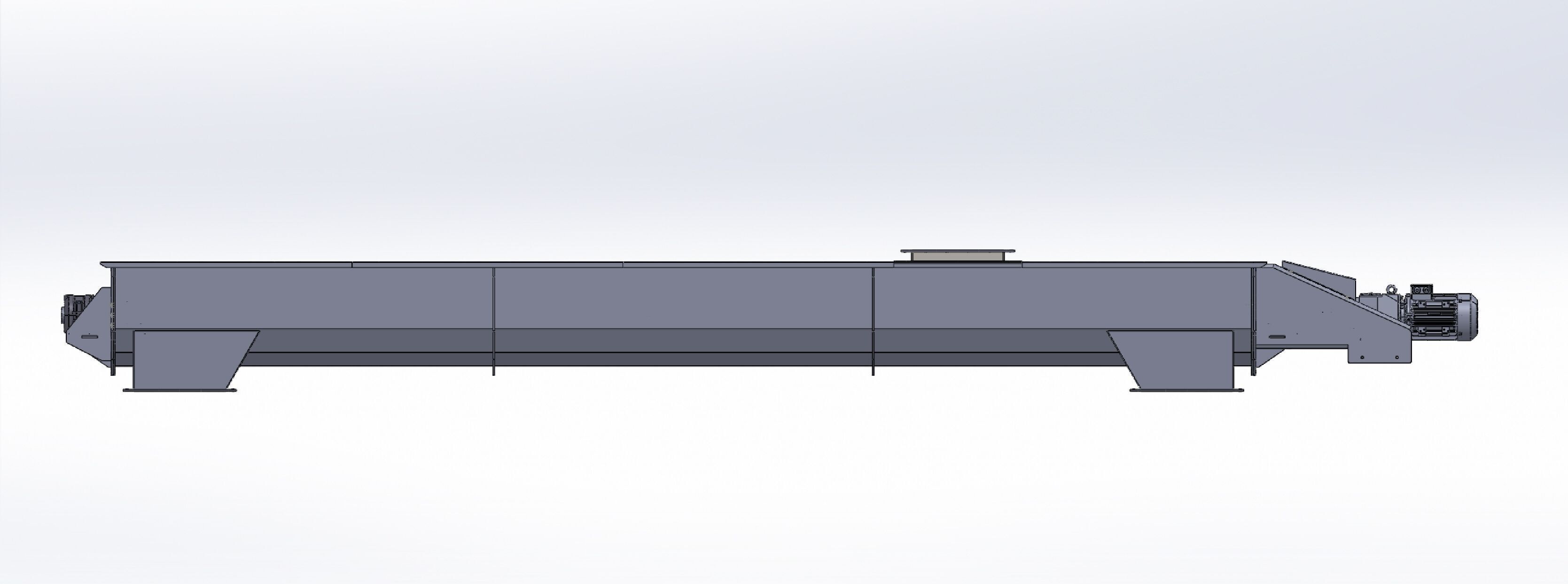 SCREW CONVEYOR 500X6225 3D model_8