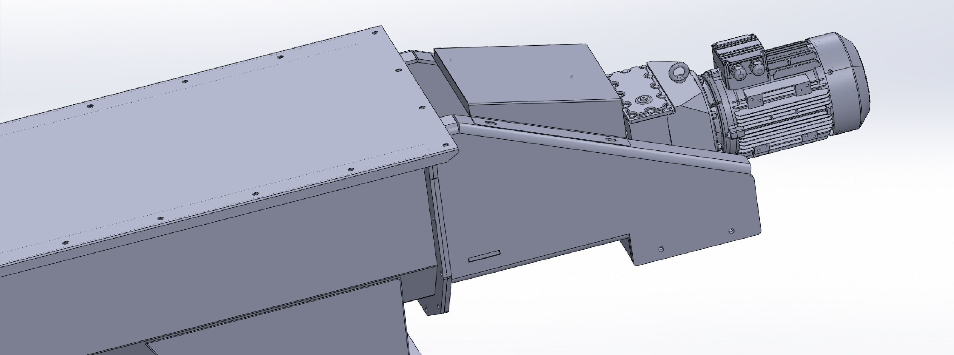 SCREW CONVEYOR 500X6225 3D model_6