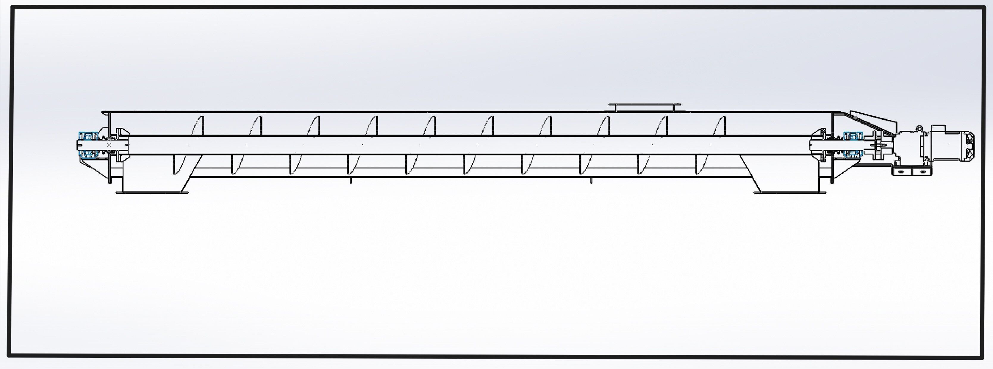 SCREW CONVEYOR 500X6225 3D model_11