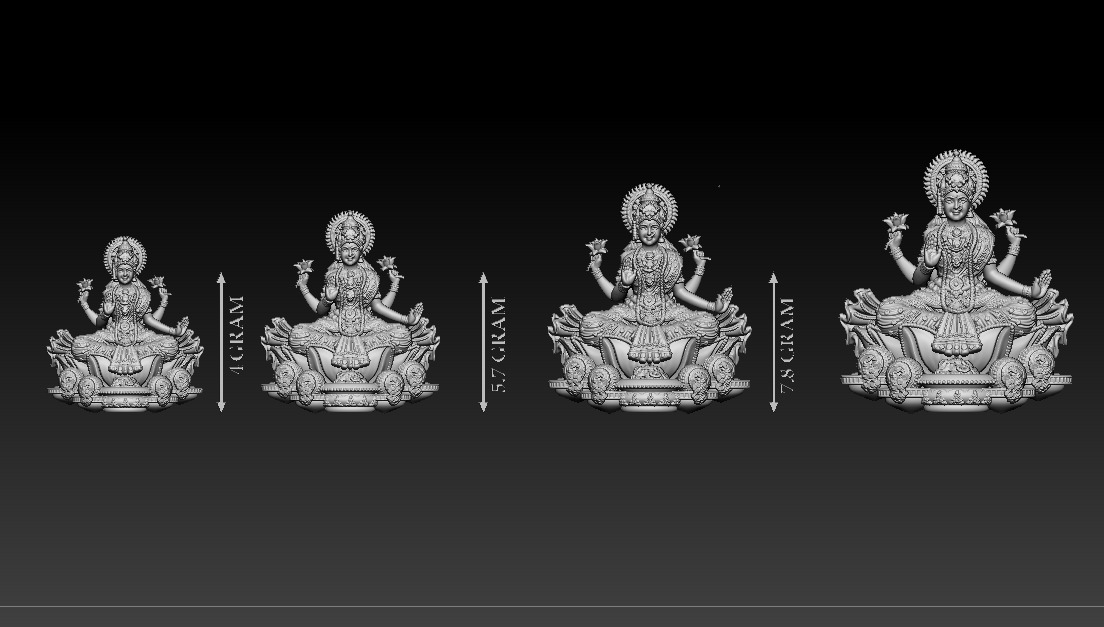 50 PIS Laxmi Mata 3D print model 3D print model_96