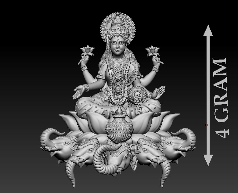 50 PIS Laxmi Mata 3D print model 3D print model_64