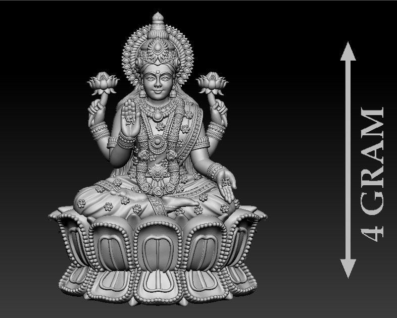 50 PIS Laxmi Mata 3D print model 3D print model_87
