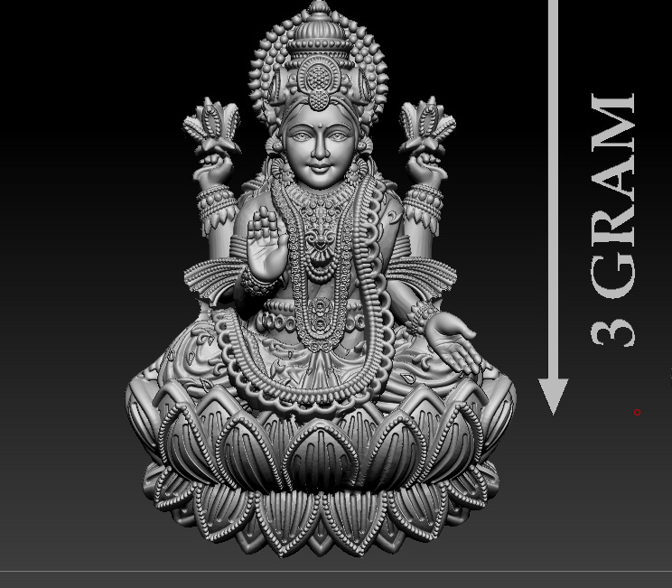 50 PIS Laxmi Mata 3D print model 3D print model_99
