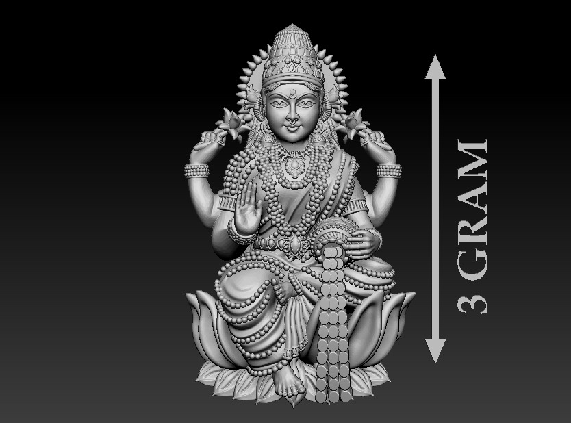 50 PIS Laxmi Mata 3D print model 3D print model_67