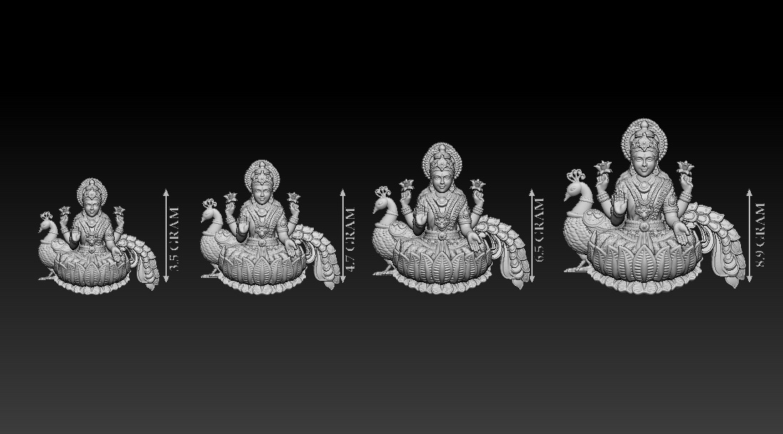 50 PIS Laxmi Mata 3D print model 3D print model_79