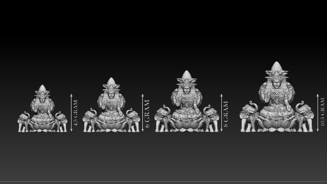 50 PIS Laxmi Mata 3D print model 3D print model_93