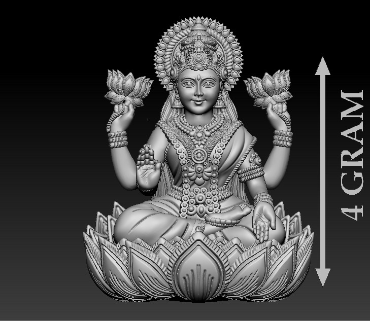50 PIS Laxmi Mata 3D print model 3D print model_37