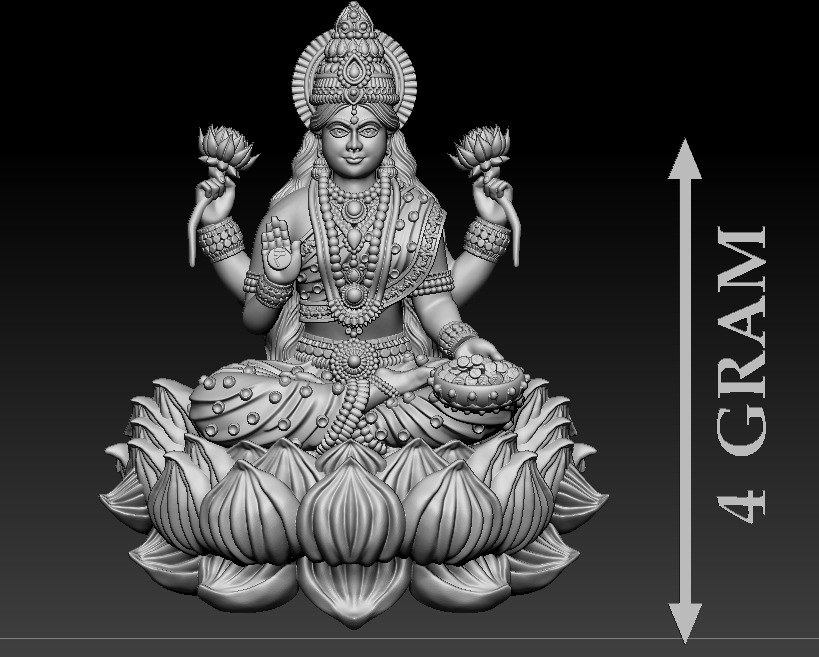 50 PIS Laxmi Mata 3D print model 3D print model_38
