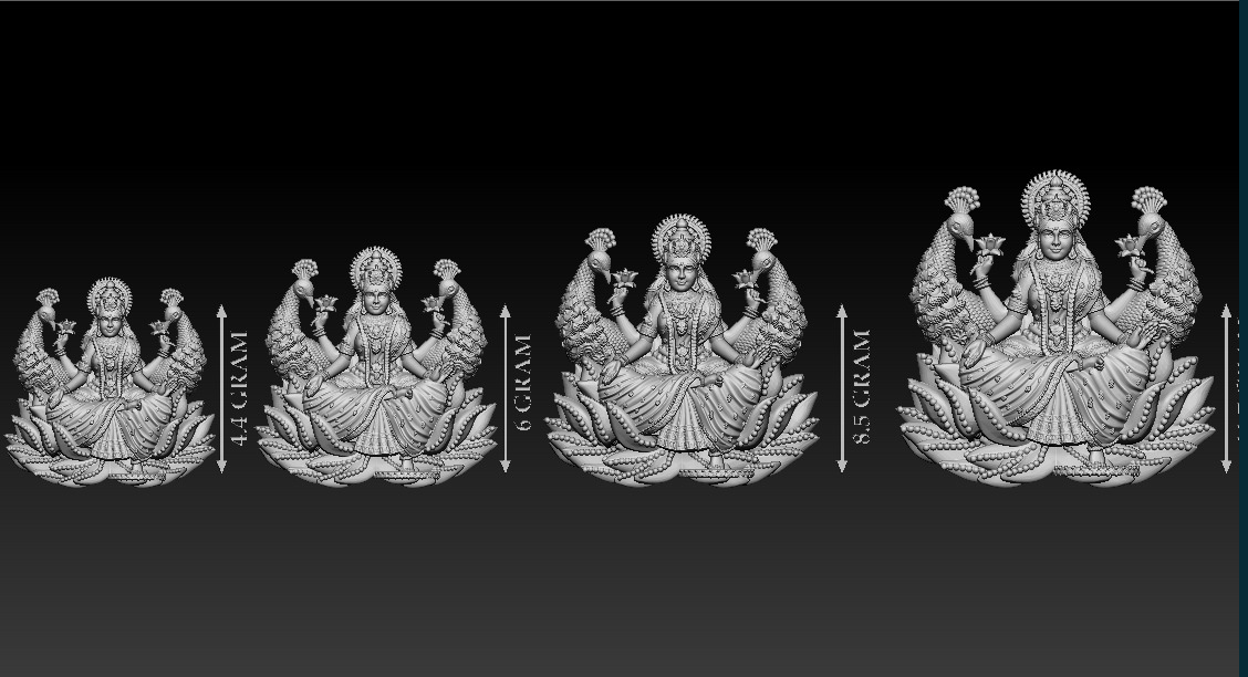 50 PIS Laxmi Mata 3D print model 3D print model_95