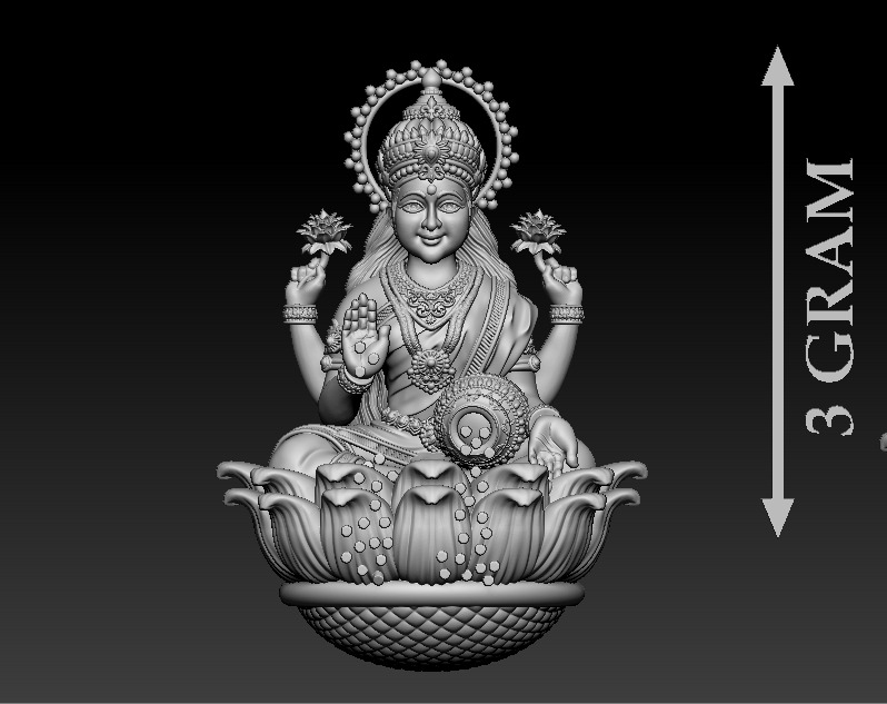 50 PIS Laxmi Mata 3D print model 3D print model_24