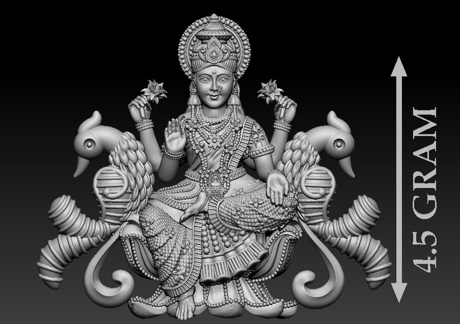 50 PIS Laxmi Mata 3D print model 3D print model_18