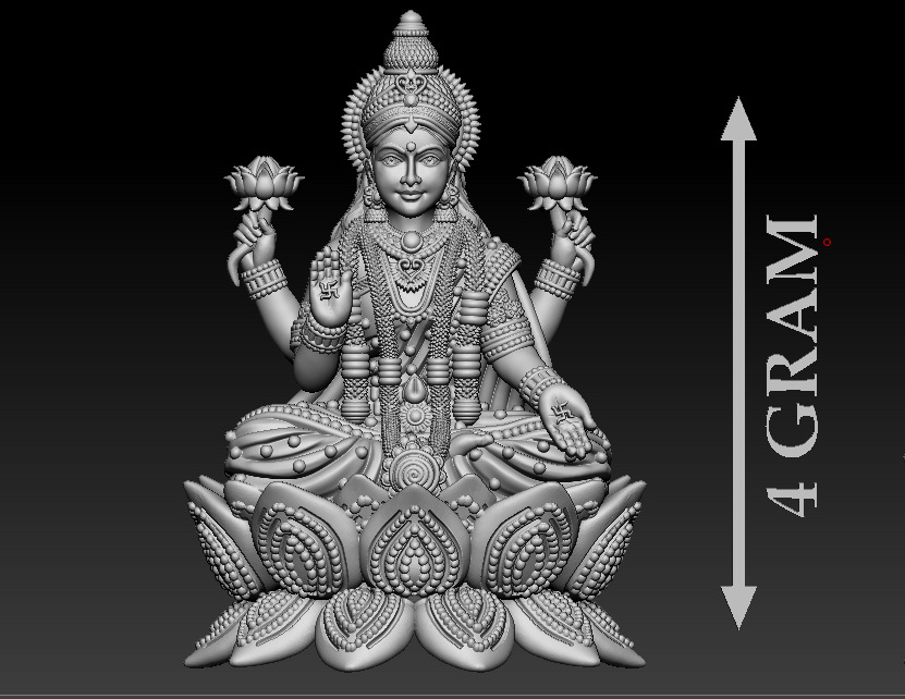 50 PIS Laxmi Mata 3D print model 3D print model_33