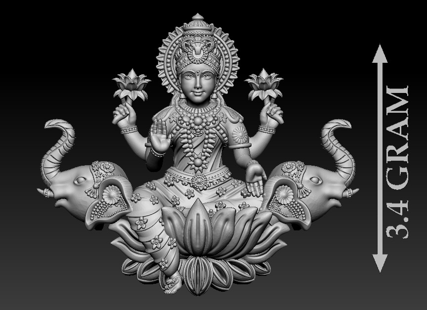 50 PIS Laxmi Mata 3D print model 3D print model_68