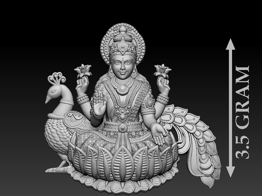 50 PIS Laxmi Mata 3D print model 3D print model_69
