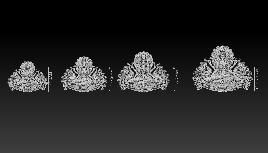 50 PIS Laxmi Mata 3D print model 3D print model_94