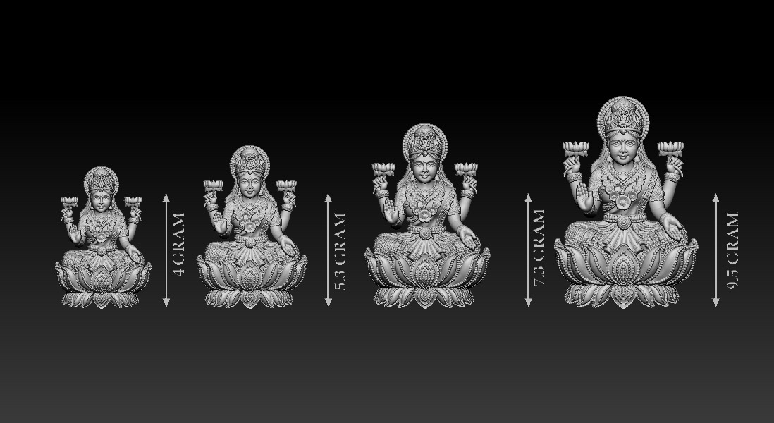 50 PIS Laxmi Mata 3D print model 3D print model_92