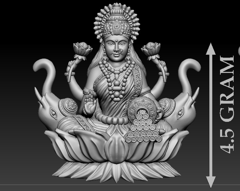 50 PIS Laxmi Mata 3D print model 3D print model_42