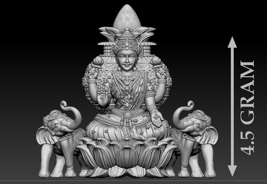 50 PIS Laxmi Mata 3D print model 3D print model_83
