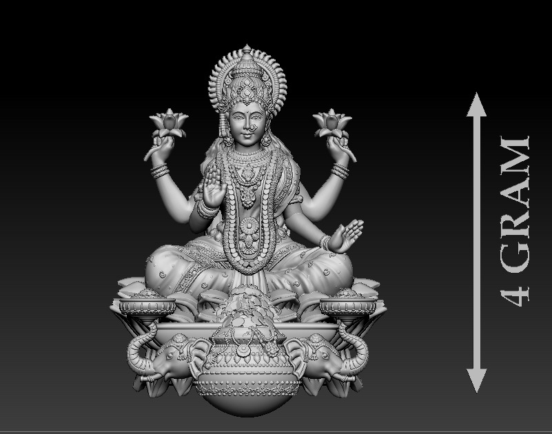 50 PIS Laxmi Mata 3D print model 3D print model_41